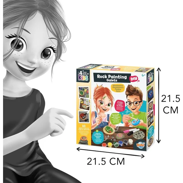 Kit créatif pour peindre des pierres