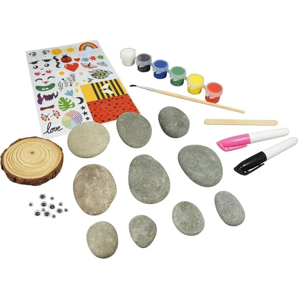 Kit créatif pour peindre des pierres
