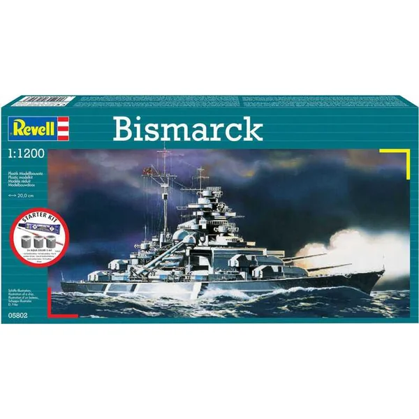 Kit de démarrage bateau 75802 - Bismarck (1:1200)