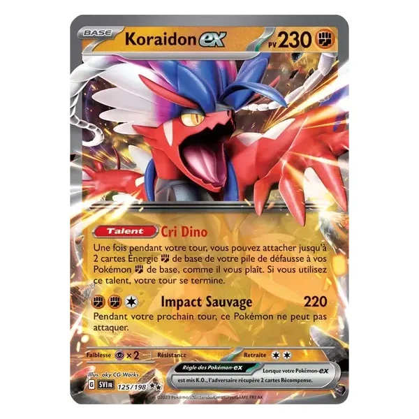 Koraidon ex – Écarlate et Violet – 125/198