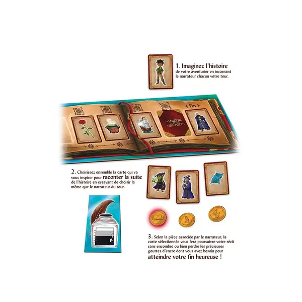 La légende des 3 pièces