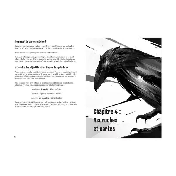 La Voie du Corbeau JDR - Le Jeu de Rôle Solo