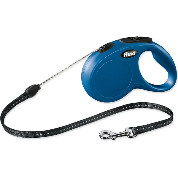 Laisse Flexi Classic New corde S bleue 5m