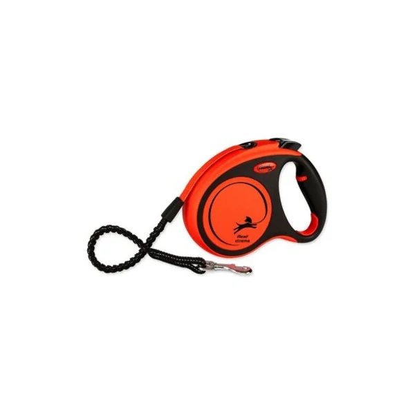 Laisse FLEXI Xtreme ruban M orange 5m