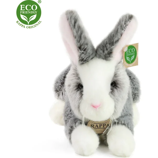 Lapin en peluche couché 23 cm ECO-FRIENDLY