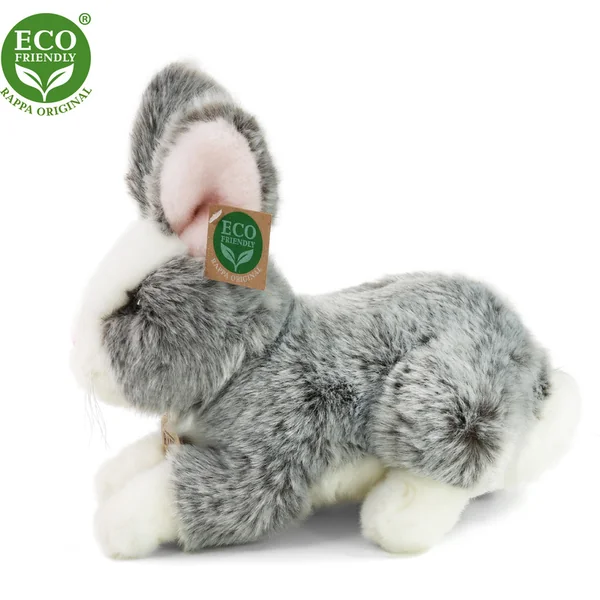 Lapin en peluche couché 23 cm ECO-FRIENDLY