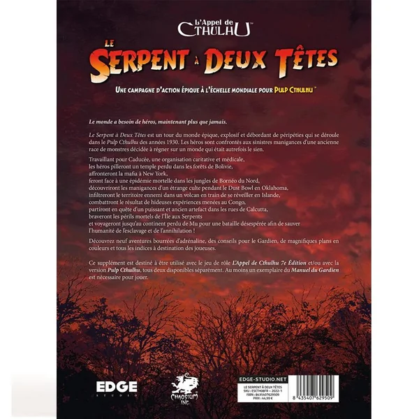 L'Appel de Chtulhu - Le Serpent à Deux Têtes