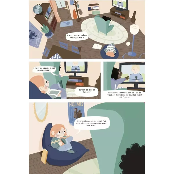 Le Club Sherlock Holmes - Mystère en ville : La BD dont tu es le petit héros - Jeu Rescapé