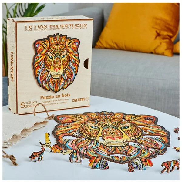 Le Lion Majestueux taille S - PUZZLE CREATIF