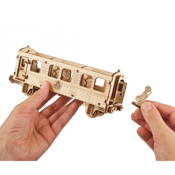Le Poudlard Express - Puzzle 3D Mécanique en bois