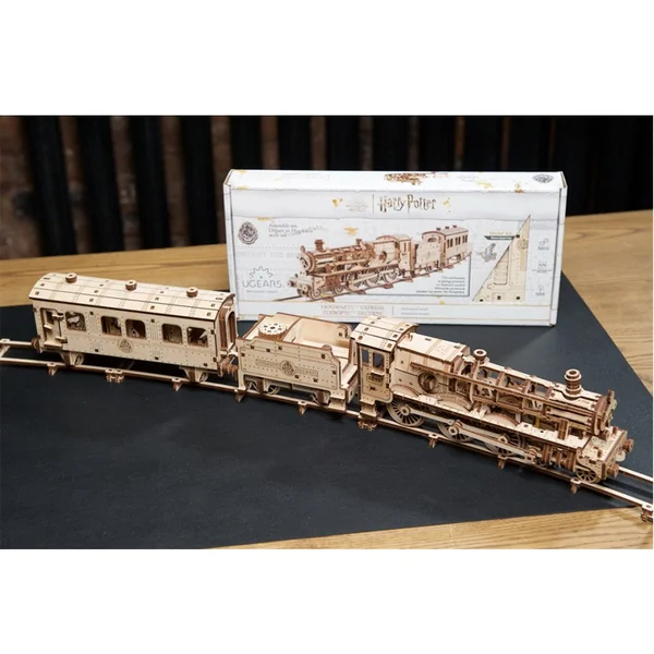 Le Poudlard Express - Puzzle 3D Mécanique en bois