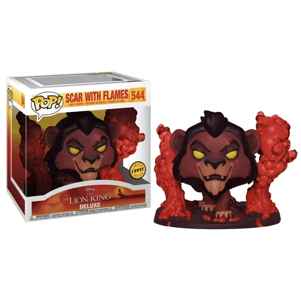 LE ROI LION – POP Deluxe N° 544 – Scar avec flammes version Chase