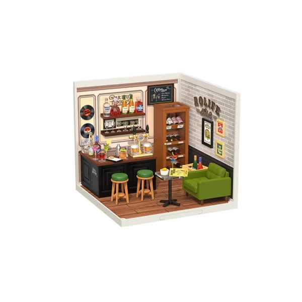 Leisurely Cheers Bar - Miniature 3D DIY Rolife