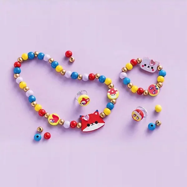 Les premiers ateliers bijoux : 4 bijoux en bois à créer Pretty Forest - Janod