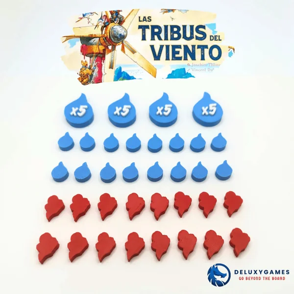 Les Tribus du Vent - 126 jetons eau et pollution