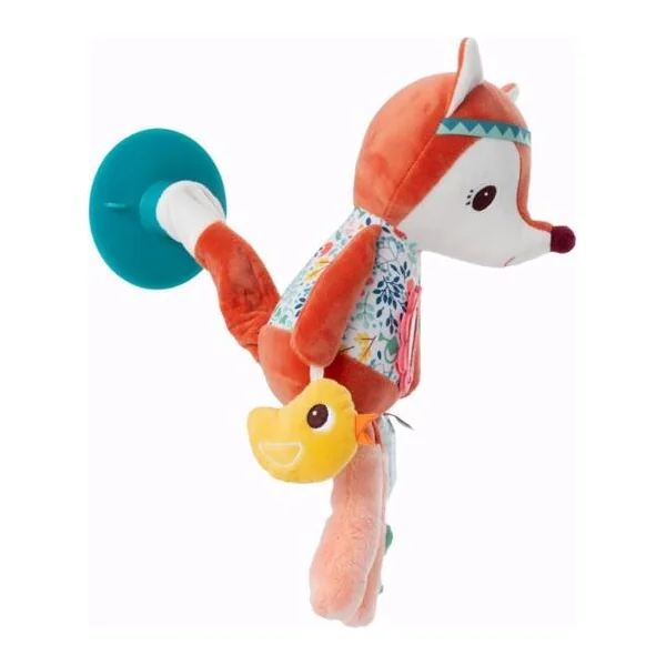 Lilliputiens - jouet en peluche de voyage avec activités - renard Alice