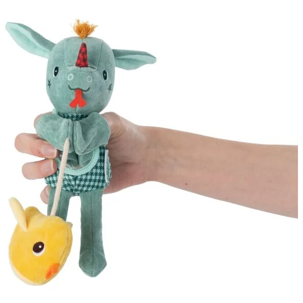 Lilliputiens - petit dragon Joe - marionnette avec activités