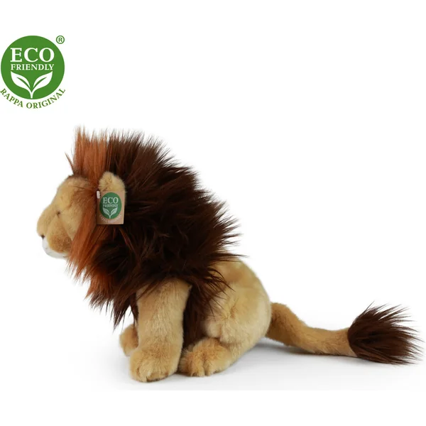Lion en peluche assis, 25 cm, ECO-FRIENDLY
