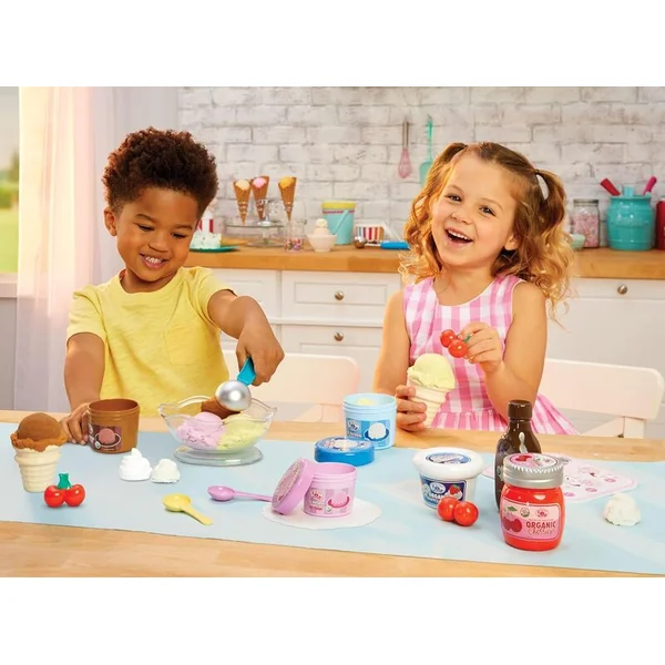 Little Tikes Creative Chefs Ensemble de crème glacée avec 17 accessoires