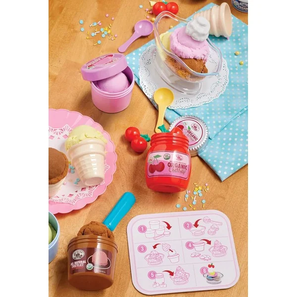 Little Tikes Creative Chefs Ensemble de crème glacée avec 17 accessoires