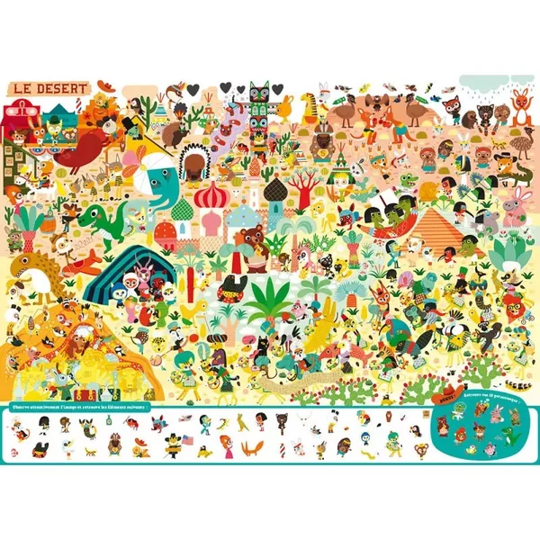 Livre Cherche et Trouve Géant : Les animaux du Monde - Auzou