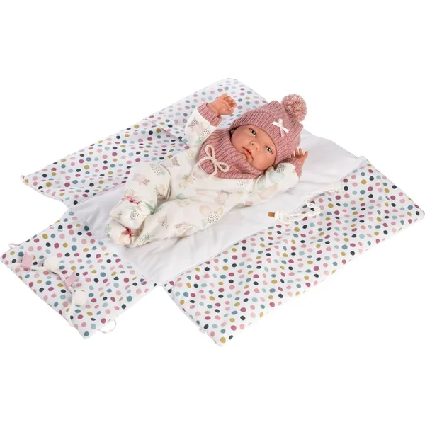 Llorens M738-88 vêtements pour poupée bébé NEW BORN taille 40–42 cm avec accessoires