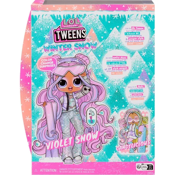 L.O.L. Surprise! Poupée Tweens d'hiver - Violet Snow