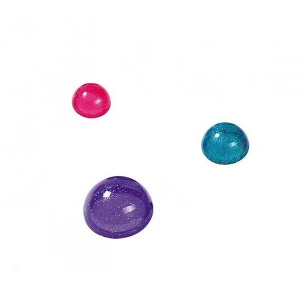 Lot de 3 puces sauteuses transparentes