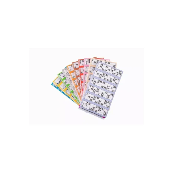 Loto - Lot de 10x600 feuilles - Chiffres 1-90