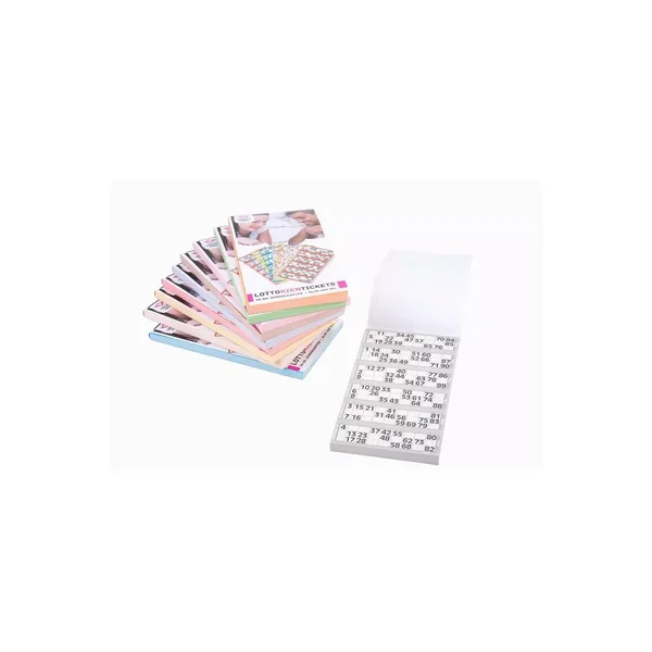 Loto - Lot de 10x600 feuilles - Chiffres 1-90