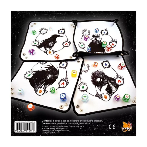 Lueur : Pack de 4 pistes à dés