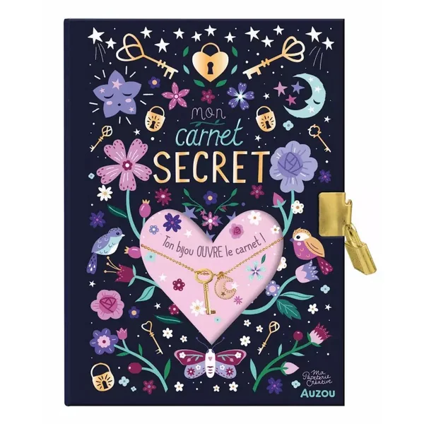Ma papeterie créative : Mon carnet secret Joli Bijou - Auzou