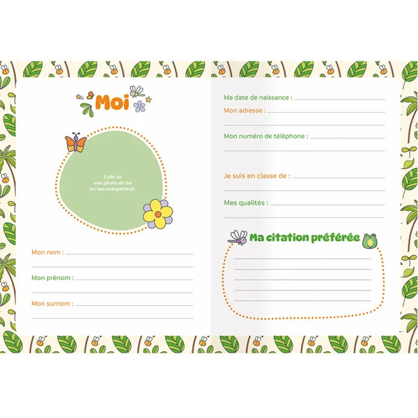 Ma papeterie créative : Mon carnet secret porte-clés Tigre - Auzou