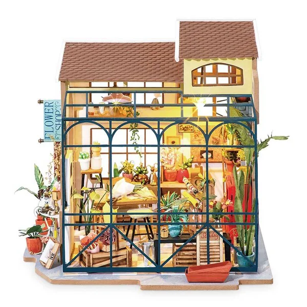 Magasin de fleurs d'Emily - Miniatures 3D DIY Rolife