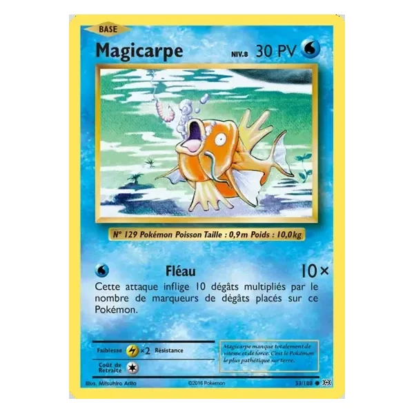 Magicarpe – XY Évolutions – 033/108