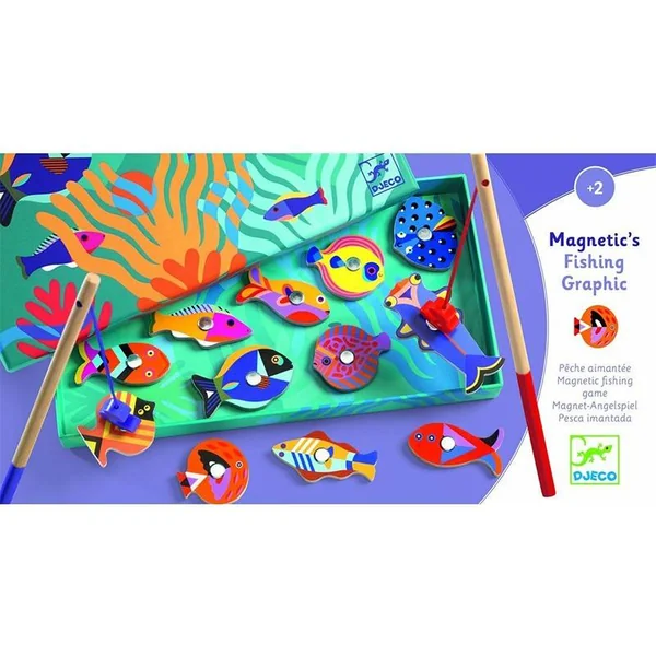 Magnetic's Fishing Graphic - Jeu de Pêche aimanté Djeco