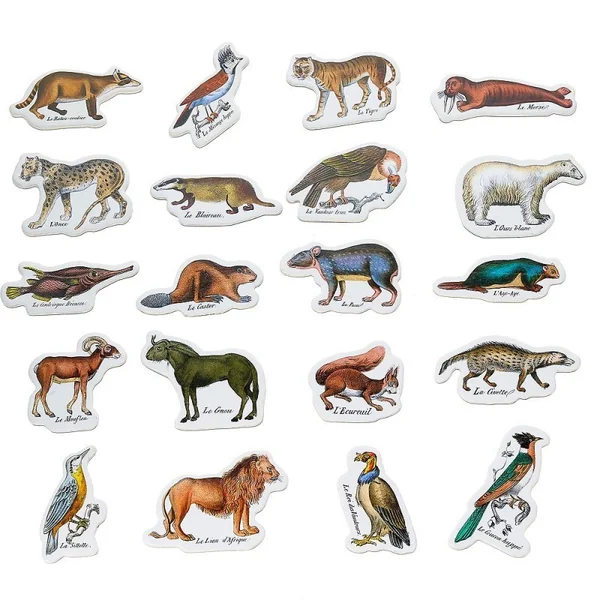 Magnets zoologiques de Buffon Muséum national d'Histoire naturelle - Vilac