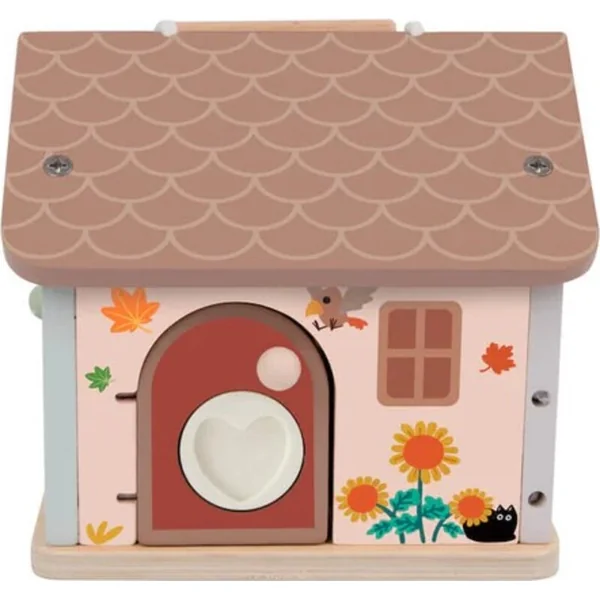 Maison, puzzle en bois 11pcs 16x15x14cm