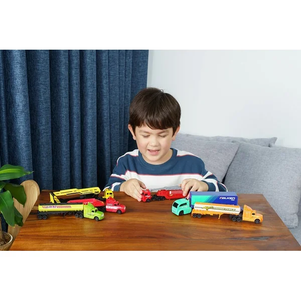 Maisto - Highway Haulers, camions, jaunes