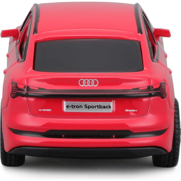 Maisto RC - DIE-CAST METAL avec lumières, Audi e-tron Sportback, 1:41, 2,4GHz, USB, XTR, Blu