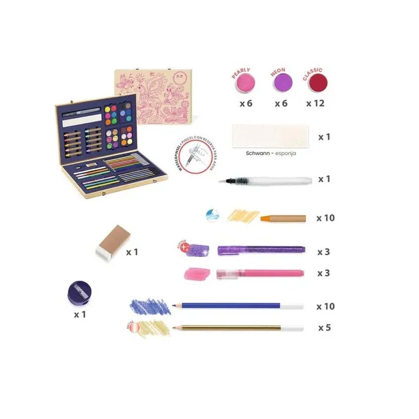 Mallette Sparkling color box - Djeco