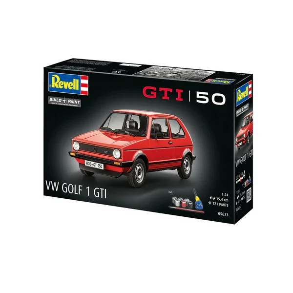 Maquette Coffret Cadeau"50 ans de VW Golf 1 GTi" Echelle 1:24 Level 4 - Revell
