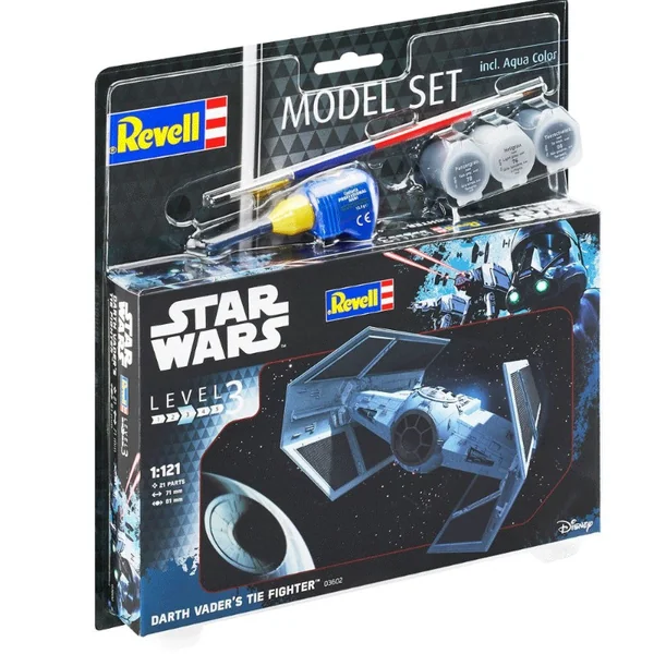 Maquette DARK VADOR'S TIE FIGHTER Star Wars Level 3 échelle 1:121 - Revell