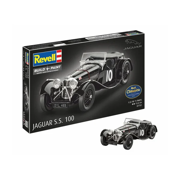 Maquette Jaguar SS100 Echelle 1:32 Level 5 - Revell