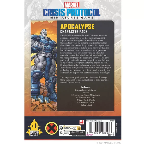 Marvel Crisis Protocol : Apocalypse - Character Pack