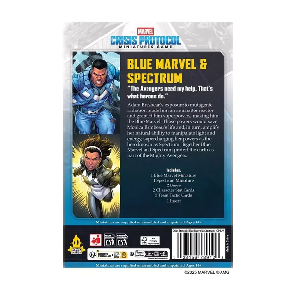 Marvel Crisis Protocol : Blue Marvel & Spectrum - Character Pack