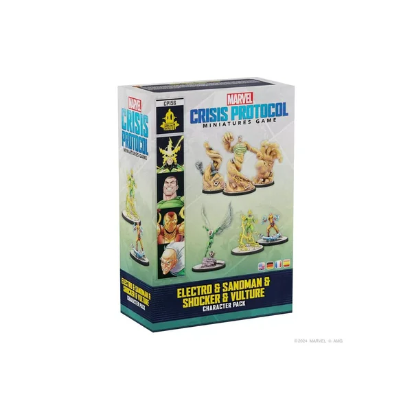 Marvel Crisis Protocol : Electro & Sandman & Shocker & Vulture - Character Pack