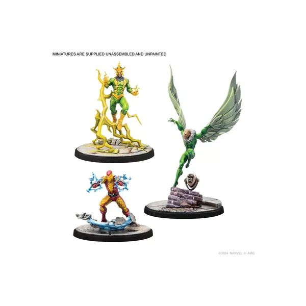 Marvel Crisis Protocol : Electro & Sandman & Shocker & Vulture - Character Pack