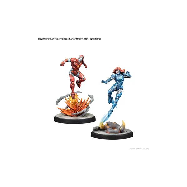 Marvel Crisis Protocol : Iron Lad & Iron Monger, Kang & Rescue - Character Pack