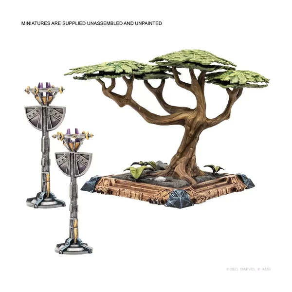 Marvel Crisis Protocol : Kingdom Wakanda - Terrain Pack